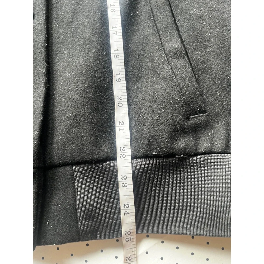 Nike Sportswear Mens Wool Blend Varsity Bomber Jacket Black Snap Front Medium